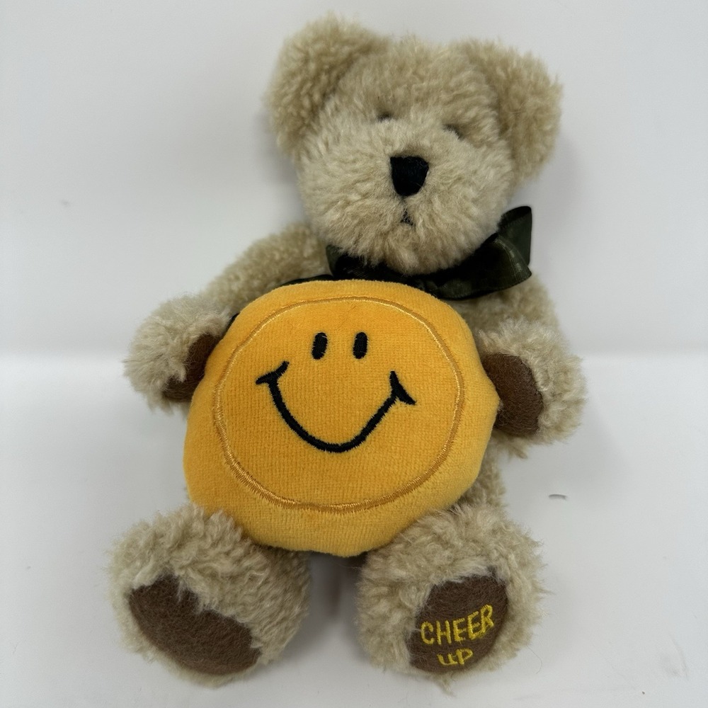 BOYDS BEAR, Sonny 7", Cheer Up, Plush Smiley Face Stuffed Animal, Get Well NWT